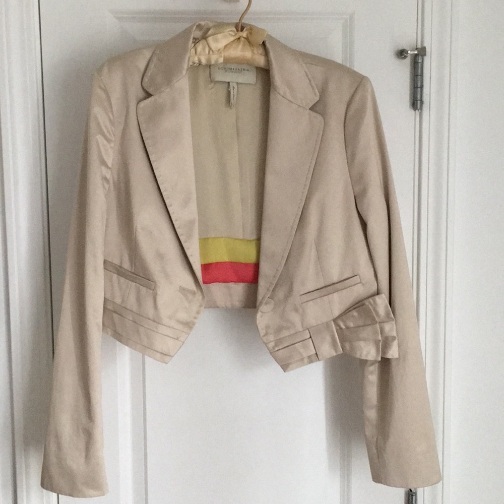BCBG Max Azria Runway cropped jacket